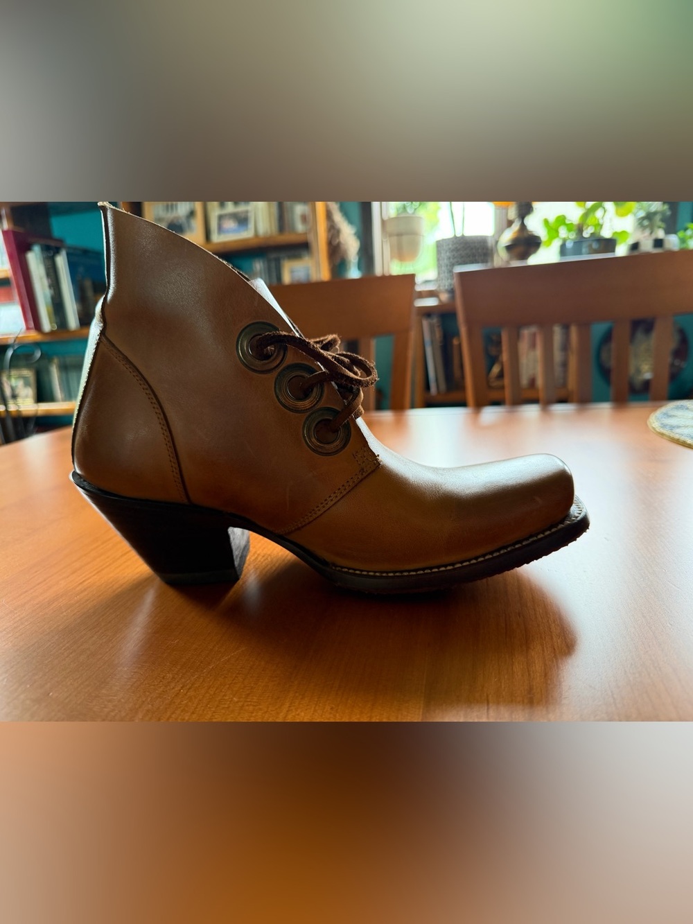 John Fluevog Simon Boots in Tan Leather